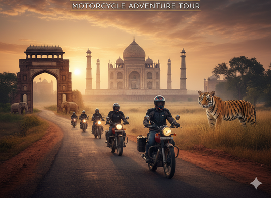 Golden Triangle Motorcycle Tour with Tiger Safari